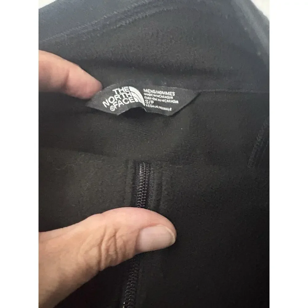 The North Face Half Zip Jacket Men’s S Black Soft Shell Long Sleeve Pullover